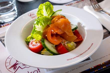 Plat Le Bistrot de l'Abbaye - Hôtel restaurant de charme 4 étoiles